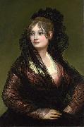 Francisco de Goya Portrait of Dona Isabel Cabos de Porcel oil painting artist